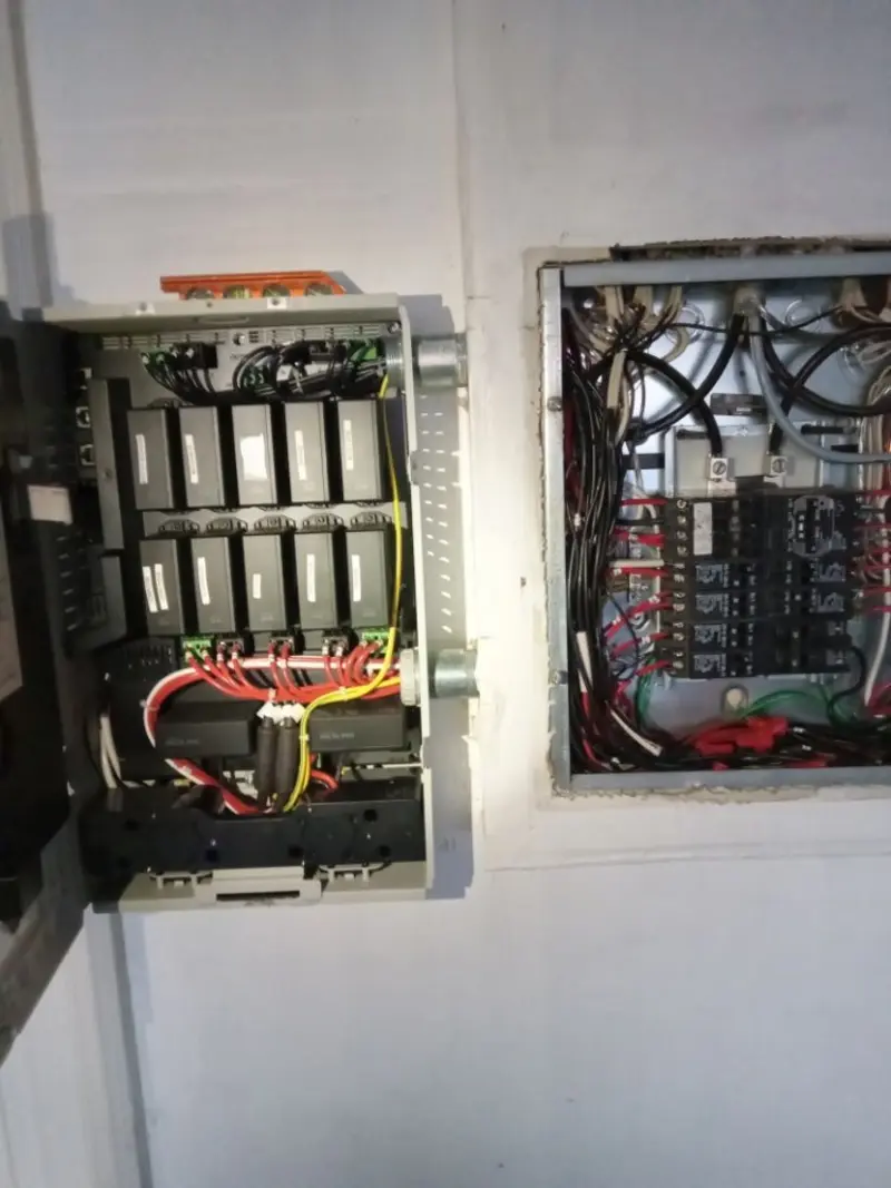 Electrical panel upgrade completed for Carbon Monoxide Detector Installation in Montgomery